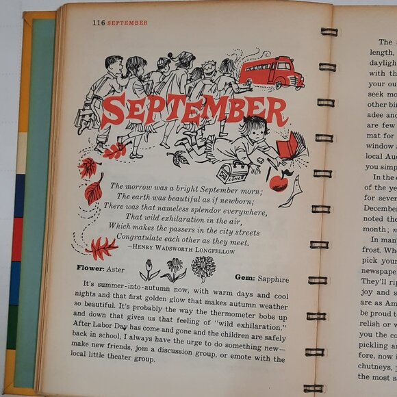 Betty Crocker’s Cooking Calendar, 1st Ed, 1st Printing, 1962 Vintage Cookbook - Picture 7 of 12